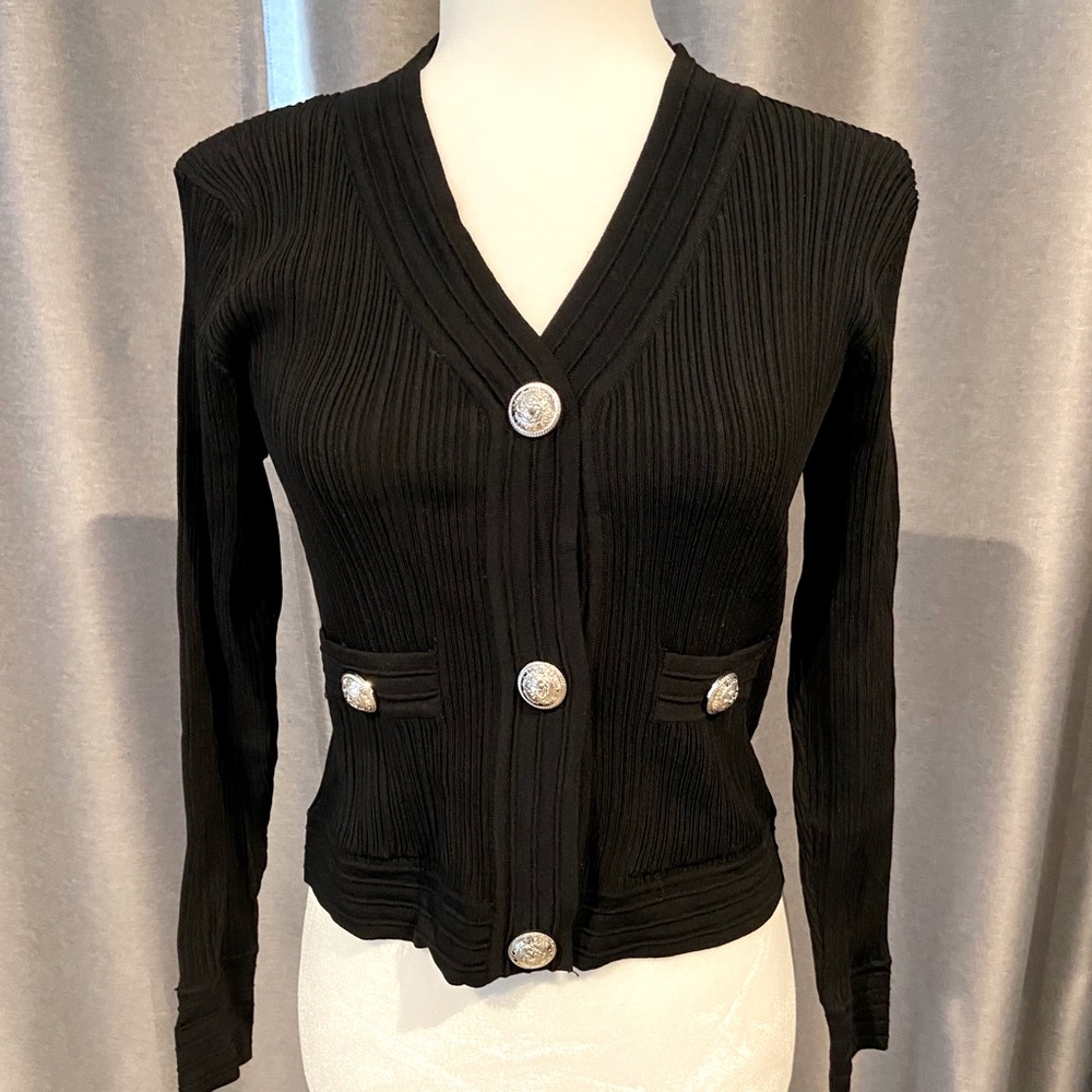 Classic jeans silver buttons top small medium